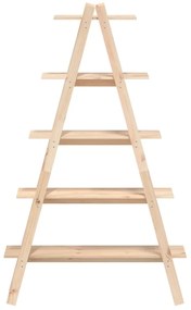 Estante c/ 5 prateleiras forma de A 110x40x180,5cm pinho maciço