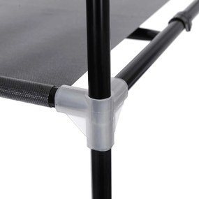 Guarda Roupa de tecido 75 x 160 x 45 cm preto