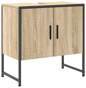 Conjunto de Móveis de Casa de Banho vidaXL 3 Peças Carvalho Sonoma Mad