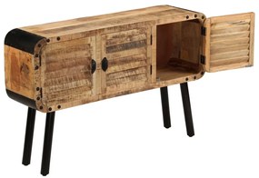 Aparador em madeira de mangueira maciça 120x30x76 cm