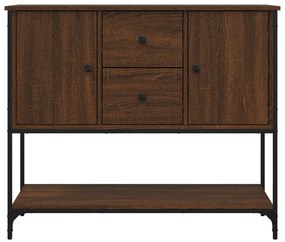 Aparador 100x36x85 cm derivados de madeira carvalho castanho