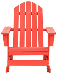 Cadeira de jardim Adirondack de baloiço abeto maciço vermelho