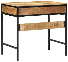 Mesa 80x50x75 cm Madeira Sólida de Manga Crua
