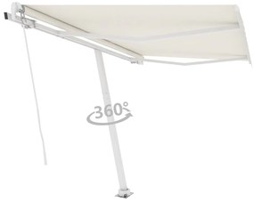 Toldo automático independente 350x250 cm cor creme