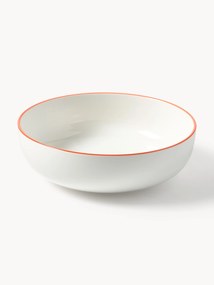 Pratos de sopa pequenos em porcelana Facile, conjunto de 2