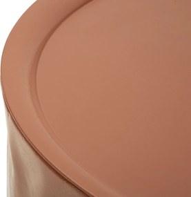 CONJUNTO DE MESA DE CAFÉ NORIMBERGA 2 PEÇAS Ø 62X30-51X26 CM VERMELHO E BRANCO