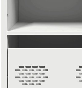 Móvel alto 68x39x103,5 cm aço branco