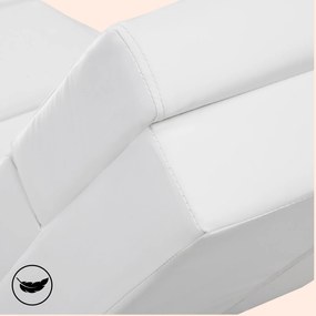 Poltrona Relax London com função de massagem e aquecimento Branca