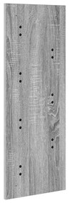 Cabideiro de Parede Sonoma cinzento 30 x 1.5 x 80 cm