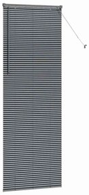 Persiana de Janela Cinzento-escuro 80 x 130 cm Alumínio