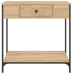 Mesa consola 75x34,5x75 cm derivados de madeira carvalho sonoma