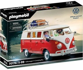 Playset de Veículos Playmobil 70176 Volkswagen T1 Bus Vermelho