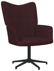 Cadeira de descanso tecido roxo