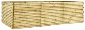 vidaXL Canteiro elevado p/ jardim 300x100x96 cm pinho impregnado 19mm