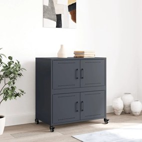 Aparador 68x39x72 cm aço antracite