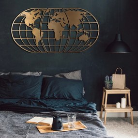 Acessório Decorativo de Metal Mt-03 – Dourado – 60 x 120 cm