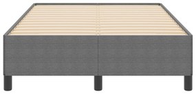 Estrutura de Cama vidaXL Cinza Claro 120x190 cm em Tecido Cotelê