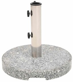 Base para guarda-sol em granito redonda 20 kg