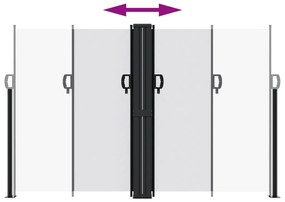 Toldo lateral retrátil 160x600 cm branco