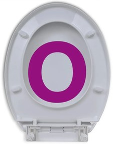 Tampos sanita com tampas de fecho suave 2 pcs plástico branco