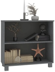 Aparador HAMAR 85x35x80 cm pinho maciço cinza-escuro