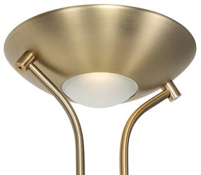 Candeeiro de pé moderno bronze flex LED dim 500-1800lm - DIVA Clássico / Antigo