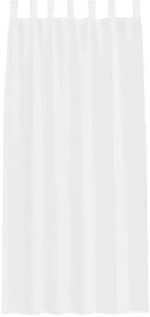 Cortinas com cortinas 2 pcs Branco 140 x 225 cm Poliéster