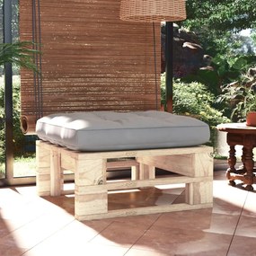 vidaXL Otomana de paletes para jardim pinho impregnado