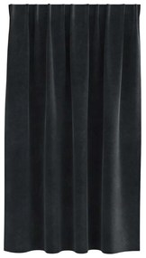Cortinas Blackout vidaXL com fita superior 2 pcs Veludo Preto