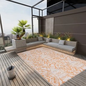 Tapete de exterior 140x200 cm ARAKIL PP amarelo