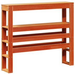 Cama sem colchão 90x200 cm pinho maciço castanho-mel