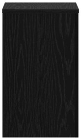 Suportes para Plantas 2 pcs Carvalho Preto 30 x 30 x 50 cm em Madeira