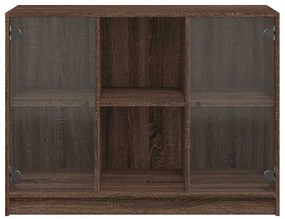 Aparador 102x37x75,5 cm derivados de madeira carvalho castanho