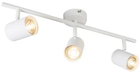 Foco de Teto Moderno Branco Ajustável 3 Luzes - Jeana