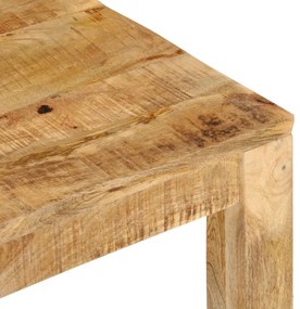 Mesa de centro 55x55x35 cm madeira de mangueira maciça