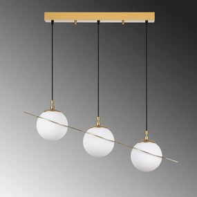 Chandelier Hug – Dourado – 76x167x17 cm