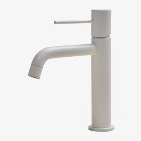 Torneira De Lavatório Em Latão Orveta Branco & ↑20 Cm - Sklum