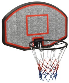 Tabela de basquetebol 90x60x2 cm polietileno preto