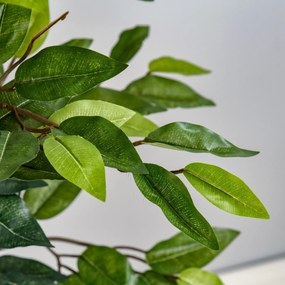 Planta Artificial Ficus no Vaso Altura 150cm Planta Artificial Decorativa com 1008 Folhas Realistas Planta Artificial para interior e Exterior Sala de