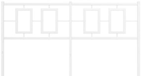 Cabeceira de cama 160 cm metal branco