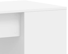 Secretária 102x50x75 cm derivados de madeira branco