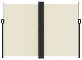 Toldo lateral retrátil 180x600 cm cor creme