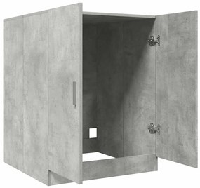 Armário máquina lavar roupa 71x71,5x91,5 cm cinzento-cimento