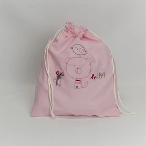 Saco Bebé Algodão Gato Personalizável