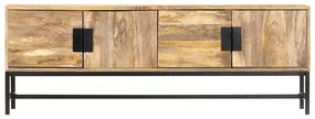 Móvel de TV 140x30x50 cm madeira de mangueira maciça