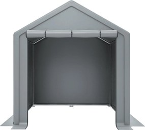 Garagem para bicicletas com portão de enrolar, 190x170x200 cm, Cinzento escuro| AOSOM Portugal