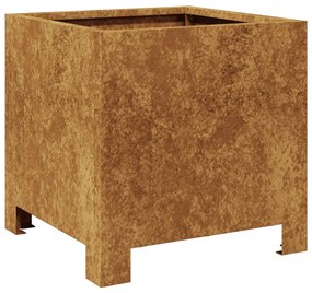 Garden Planters 2 pcs 30x30x30 cm aço resistente às intempéries