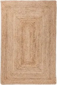 Alfombra Retangular Em Juta Tempo 120 X 180 Cm - Sklum
