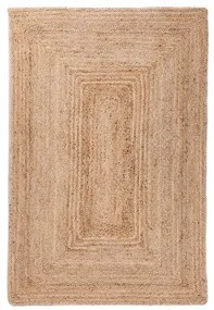Tapete De Juta Natural Tempo 180 X 120 Cm - Sklum