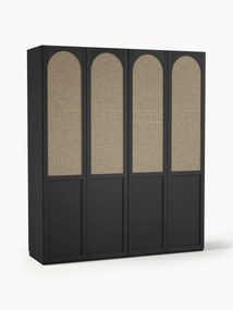 Roupeiro modular com portas de batente Jeanne, L 200 cm, vários tamanhos